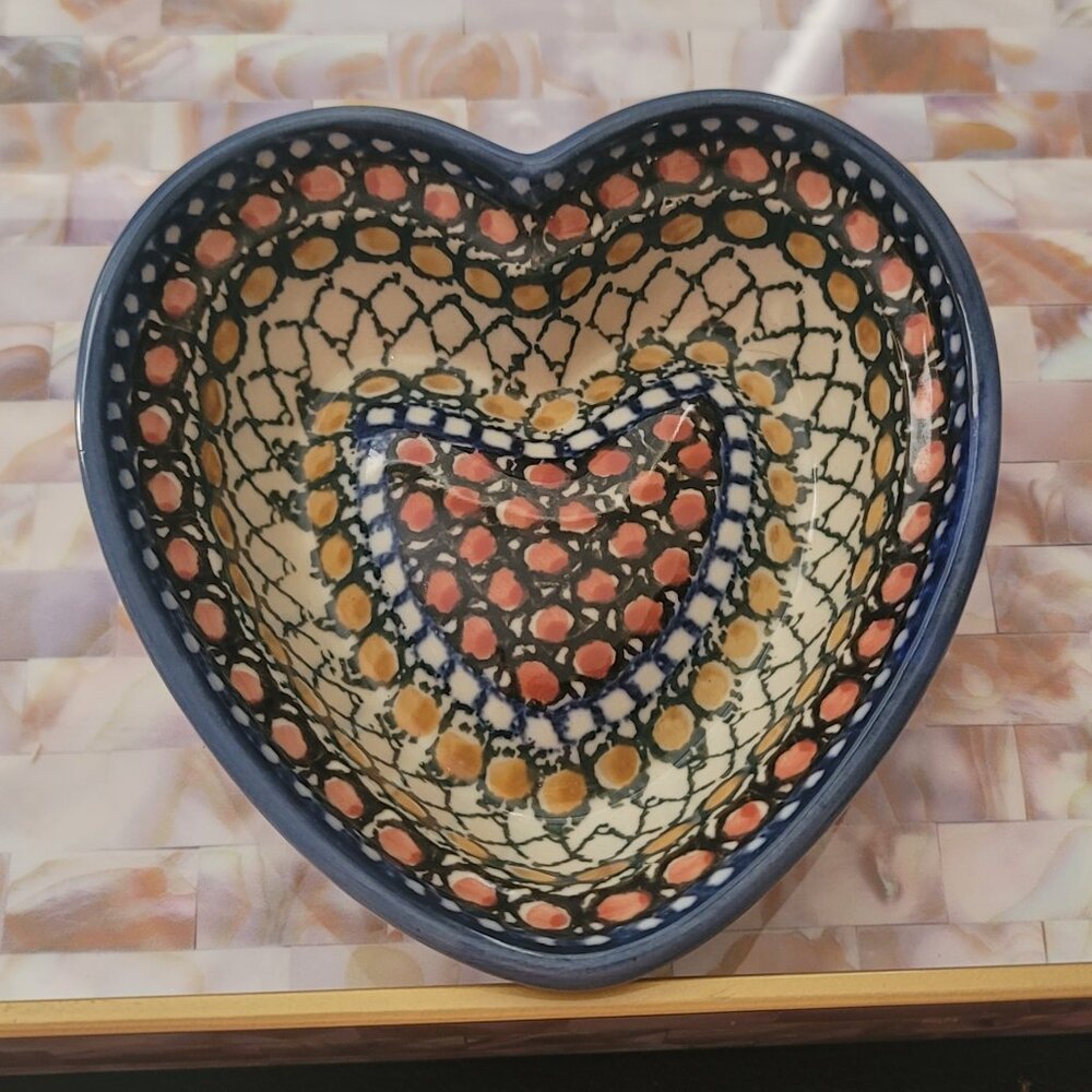 ** RARE ** VINTAGE PATTERN ** POLISH POTTERY **